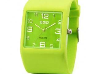Girl, Boy, Kids Watch silicone candy jelly rubber bracelets 6Colors sports watches