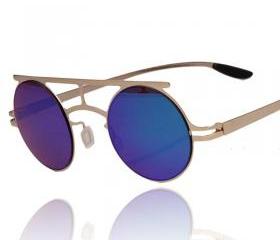 Free Shipping- Vintage Round Sunglasses with Metal Frame